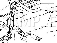 Coolant Level Switch and A/C Refrigerant Pressure Sensor Diagram for 2003 Chevrolet Cavalier  2.2 L4 GAS