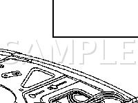 Rear Compartment Lamp Diagram for 2003 Chevrolet Cavalier  2.2 L4 GAS