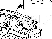 Rear Compartment Lid Release Actuator Diagram for 2003 Chevrolet Cavalier  2.2 L4 BI-FUEL