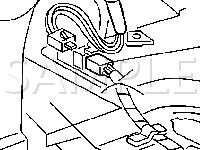 Right Side Of Driver Seat Diagram for 2003 Buick Century Limited 3.1 V6 GAS