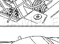 Left Front Of Engine Compartment Diagram for 2003 Chevrolet Corvette  5.7 V8 GAS