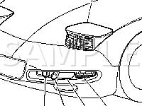Outside Front End Of Vehicle Diagram for 2003 Chevrolet Corvette  5.7 V8 GAS