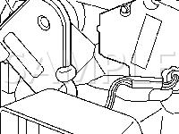 Center Left Side Of The Instrument Panel, On The Left Side Of The HVAC Module Diagram for 2003 Cadillac Deville DTS 4.6 V8 GAS