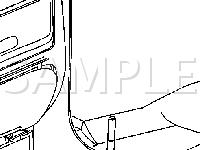 Front Center Of The Passenger Compartment, On The Console Diagram for 2003 Cadillac Deville  4.6 V8 GAS