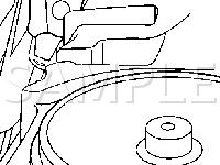 Right Corner Of The Passenger Compartment, Above The Rear Seat Diagram for 2003 Cadillac Deville DTS 4.6 V8 GAS