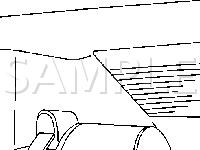 Passenger Compartment, To The Rear Of The Headliner Diagram for 2003 Cadillac Deville DTS 4.6 V8 GAS