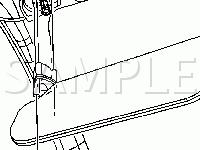 Upper Left Front Of The Passenger Compartment Diagram for 2003 GMC Savana 1500  4.3 V6 GAS
