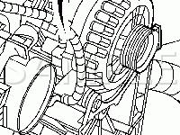Upper Front Of The Engine Diagram for 2003 GMC Savana 1500  5.3 V8 GAS
