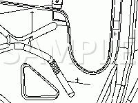 Driver Door Harness Routing Diagram for 2003 GMC Savana 1500  5.3 V8 GAS