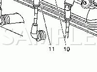Upper Left Side Of The Engine Diagram for 2003 Chevrolet Express 3500  6.0 V8 GAS