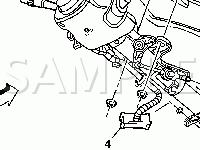 Shift Lock Control Component Views Diagram for 2003 GMC Savana 3500  6.0 V8 GAS