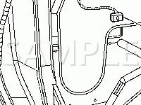 Passenger Door Harness Routing Diagram for 2003 Chevrolet Express 3500  6.0 V8 GAS
