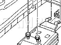 Below Package Shelf Diagram for 2003 Chevrolet Impala  3.4 V6 GAS