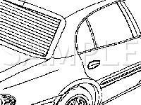 Rear Window Diagram for 2003 Buick Lesabre Limited 3.8 V6 GAS