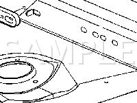 Rear of Front Impact Bar Diagram for 2003 Chevrolet Malibu LS 3.1 V6 GAS