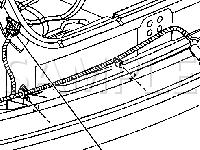 Rear Impact Bar Diagram for 2003 Chevrolet Malibu LS 3.1 V6 GAS