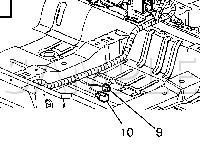 Console and Center of Floor Diagram for 2003 Chevrolet Monte Carlo LS 3.4 V6 GAS