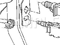 Lower Left Side of I/P on Brake Pedal Bracket Diagram for 2003 Pontiac Montana  3.4 V6 GAS