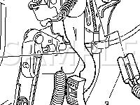 Lower Left Front Of The Passenger Compartment Diagram for 2003 Buick Rendezvous  3.4 V6 GAS
