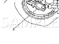 Fuel Pump and Sender Assembly Diagram for 2003 Chevrolet S10 Pickup  2.2 L4 GAS