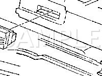 HVAC Control Module and Connector Diagram for 2003 Chevrolet S10 Pickup  2.2 L4 GAS