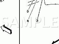 Right D Pillar Wiring Diagram for 2003 GMC Safari  4.3 V6 GAS