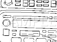 Passenger Compartment, Center Of The Instrument Panel Diagram for 2003 Cadillac Seville SLS 4.6 V8 GAS