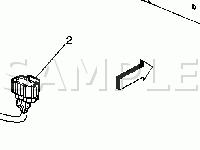 License Lamp, w/o Bumper Diagram for 2003 GMC Sierra 3500  6.6 V8 DIESEL
