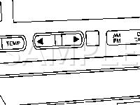 Overhead Console Controls w/ U32 Diagram for 2003 Oldsmobile Silhouette  3.4 V6 GAS