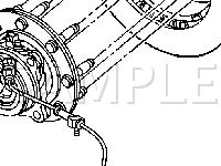 Wheel Speed Sensor Diagram for 2003 Chevrolet Silverado 1500 HD  6.0 V8 GAS