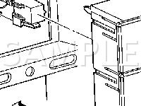 Center of the I/P Accessory Switches Diagram for 2003 Chevrolet Silverado 2500  6.0 V8 GAS