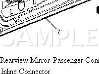 Left Door Inside View Diagram for 2003 Chevrolet Silverado 3500  8.1 V8 GAS