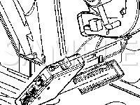 RR Corner of the Passenger Compartment Components Diagram for 2003 Chevrolet Suburban 1500  5.3 V8 FLEX