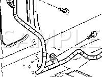 Driver Side B-Pillar Wiring Diagram for 2003 Chevrolet Suburban 1500  5.3 V8 FLEX