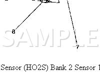 Heated Oxygen Sensors Diagram for 2003 Chevrolet Suburban 2500  6.0 V8 GAS