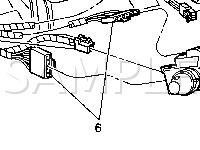 Steering Column Components Diagram for 2003 Pontiac Sunfire  2.2 L4 GAS