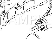 Lower Rear of Engine Diagram for 2003 Chevrolet Venture  3.4 V6 GAS