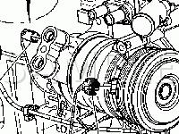 A/C Compressor Clutch,Oil Level Switch,CKP Sensor and Starter Diagram for 2003 GMC Yukon XL 1500  5.3 V8 GAS