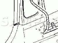 Driver Side B-Pillar Wiring Diagram for 2003 GMC Yukon XL 2500  8.1 V8 GAS
