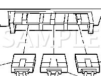 Body Control Module Connectors Diagram for 2004 Chevrolet Astro  4.3 V6 GAS