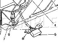 Lower LS of the I/P Components Diagram for 2004 Chevrolet Avalanche 1500  5.3 V8 GAS