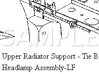 LF Corner of the Vehicle Lighting Components Diagram for 2004 Chevrolet Avalanche 2500  8.1 V8 GAS