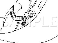 Horn, Right Diagram for 2004 Pontiac Aztek  3.4 V6 GAS