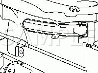 Inside Right Fender Diagram for 2004 Chevrolet Classic  2.2 L4 GAS