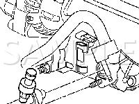 Right Lower Front Corner Of The Engine Diagram for 2004 Cadillac Deville DTS 4.6 V8 GAS