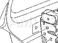 Rear Door Lock Actuators Diagram for 2004 Cadillac Deville DTS 4.6 V8 GAS