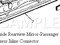 Driver Door Diagram for 2004 Cadillac Escalade EXT 6.0 V8 GAS