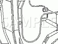 Passenger Door Harness Routing Diagram for 2004 Chevrolet Express 1500  4.3 V6 GAS