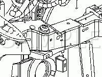 Rear Of The Engine Compartment Diagram for 2004 Chevrolet Express 1500  5.3 V8 GAS