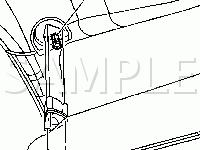 Upper Left Front Of The Passenger Compartment Diagram for 2004 Chevrolet Express 1500  5.3 V8 GAS